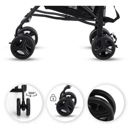 KINDERKRAFT - Babakocsi TIK Stone szürke