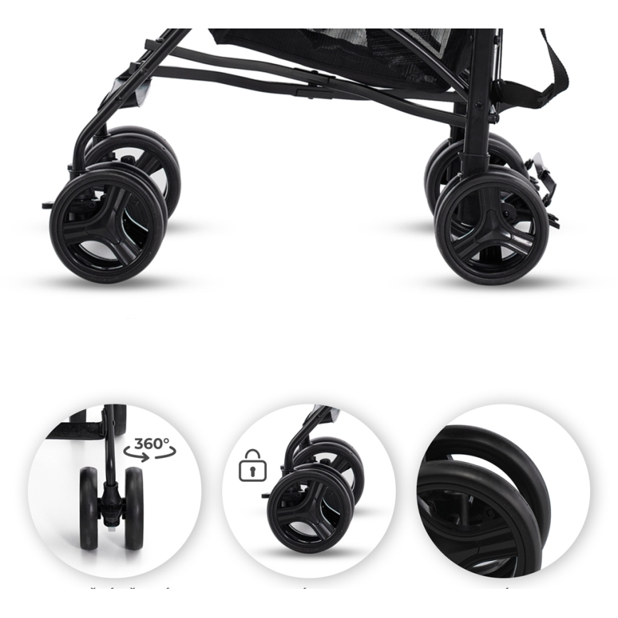 KINDERKRAFT - Babakocsi TIK Stone szürke