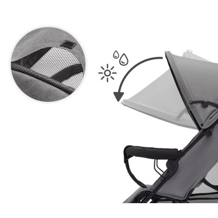 KINDERKRAFT - Babakocsi TIK Stone szürke