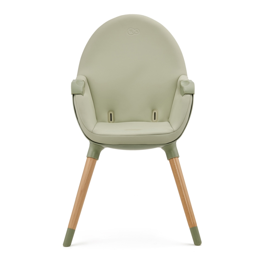 KINDERKRAFT - Gyermek etetőszék 2 az 1-ben FINI2 bükk/zöld