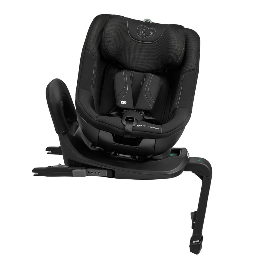 KINDERKRAFT - Forgatható alappal rendelkező autósülés I-GUARD PRO i-Size 61-105 cm fekete