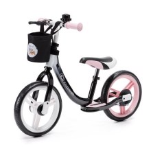 KINDERKRAFT - Futó bicikli SPACE fekete/rózsaszín