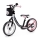 KINDERKRAFT - Futó bicikli SPACE fekete/rózsaszín