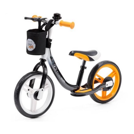 KINDERKRAFT - Futós bicikli SPACE fekete/narancssárga