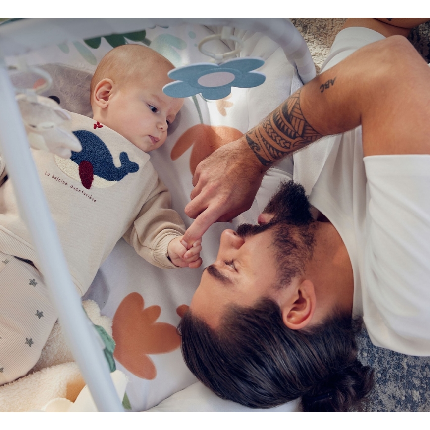 KINDERKRAFT - Gyerek játszószőnyeg COZYPLAY szürke