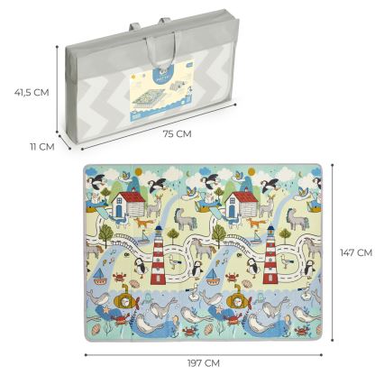 KINDERKRAFT - Gyerek játszószőnyeg MATTY 2