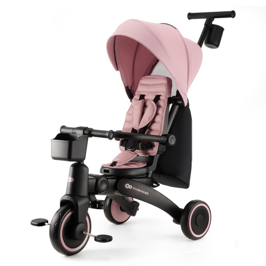 KINDERKRAFT - Gyerek tricikli JAZZ 2 rózsaszín