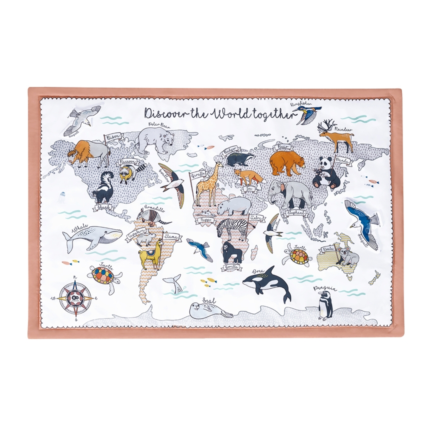 KINDERKRAFT - Gyermek játékszőnyeg 3v1 TIPPY