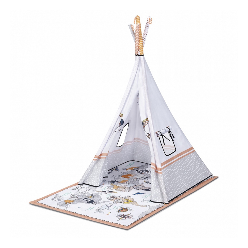 KINDERKRAFT - Gyermek játékszőnyeg 3v1 TIPPY