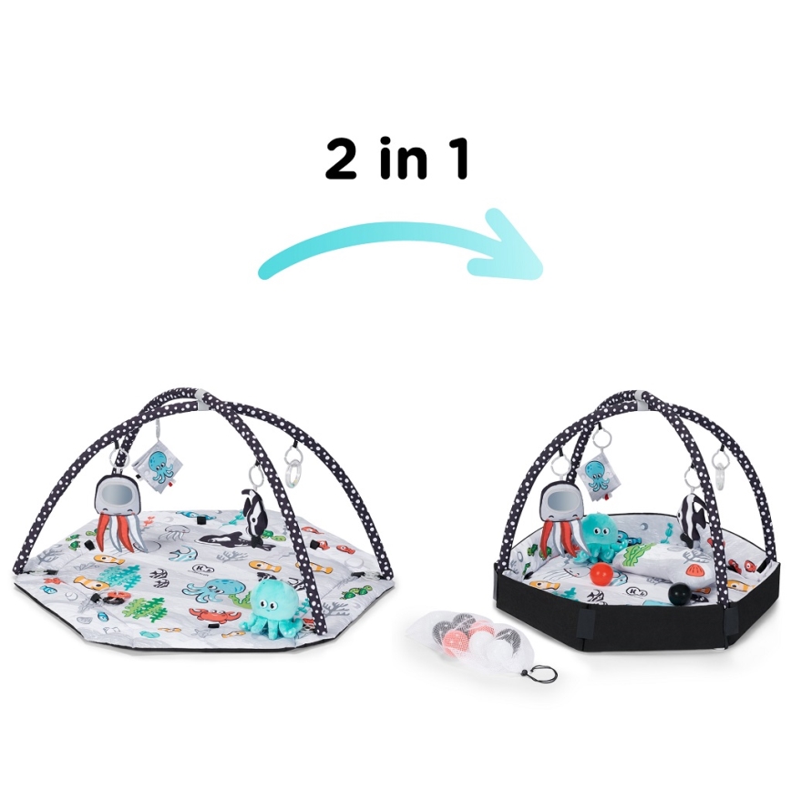 KINDERKRAFT - Gyermek játékszőnyeg SEA LAND