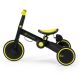 KINDERKRAFT - Gyermek tolós bicikli 3in1 4TRIKE sárga/fekete