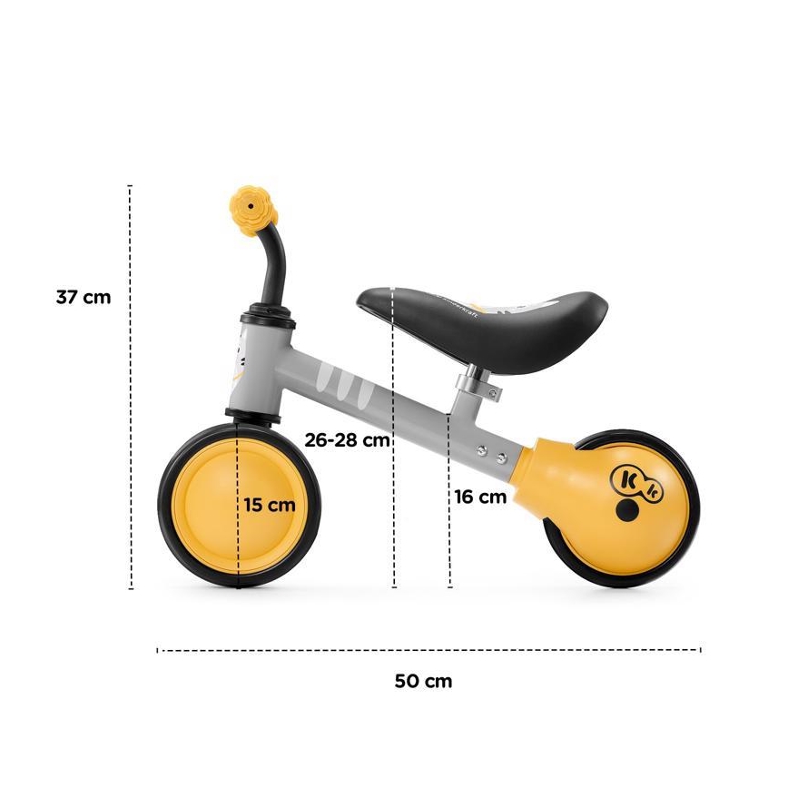 KINDERKRAFT - Gyermek tolós bicikli MINI CUTIE rózsaszín