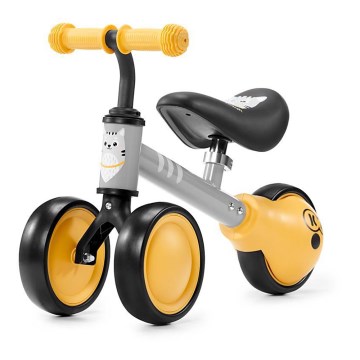 KINDERKRAFT - Gyermek tolós bicikli MINI CUTIE sárga