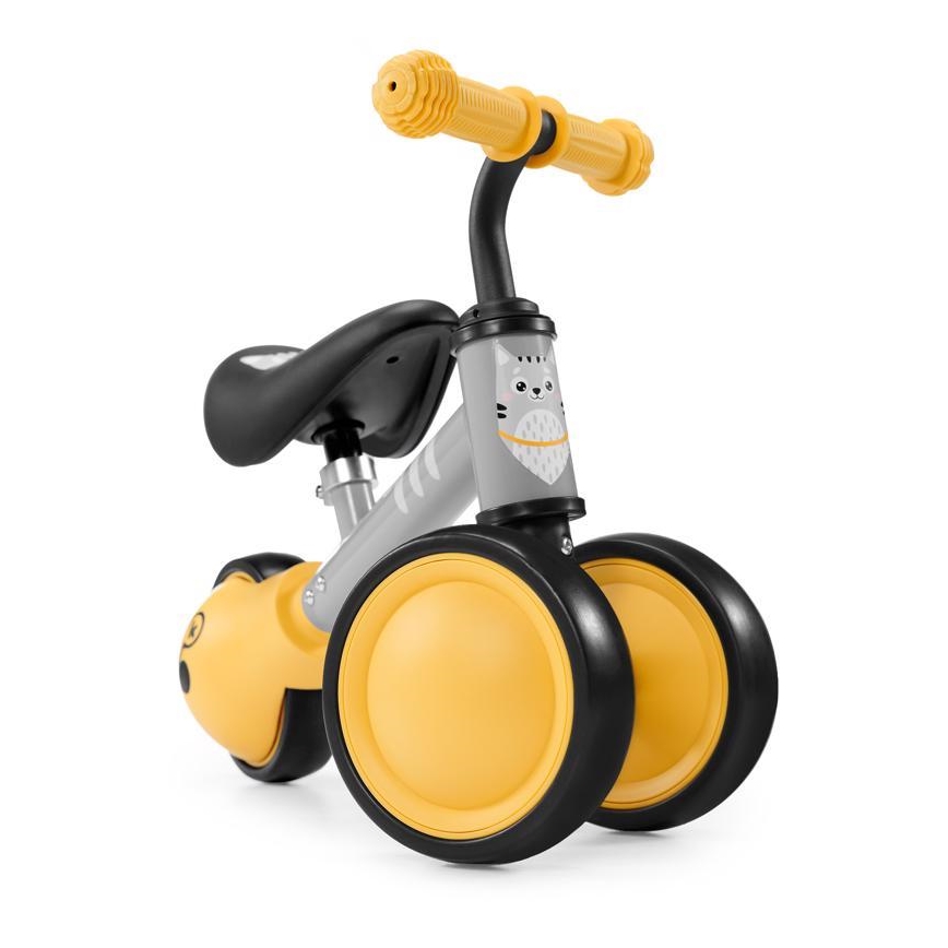 KINDERKRAFT - Gyermek tolós bicikli MINI CUTIE sárga