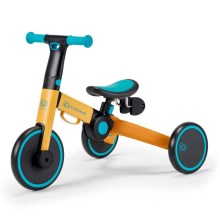 KINDERKRAFT - Gyermek tricikli 3v1 4TRIKE sárga/türkiz