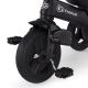 KINDERKRAFT - Gyermek tricikli 5in1 EASYTWIST bézs/fekete