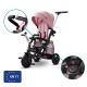 KINDERKRAFT - Gyermek tricikli 5v1 EASYTWIST rózsaszín/fekete