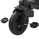 KINDERKRAFT - Gyermek tricikli 5v1 EASYTWIST szürke/fekete