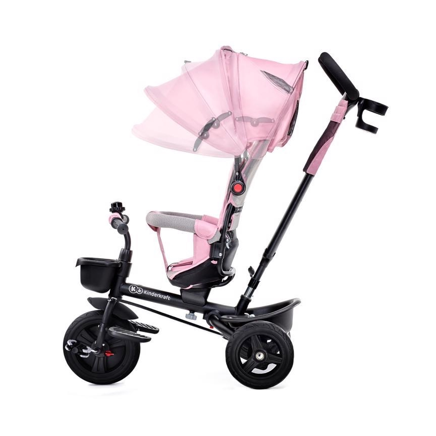 KINDERKRAFT - Gyermek tricikli AVEO rózsaszín