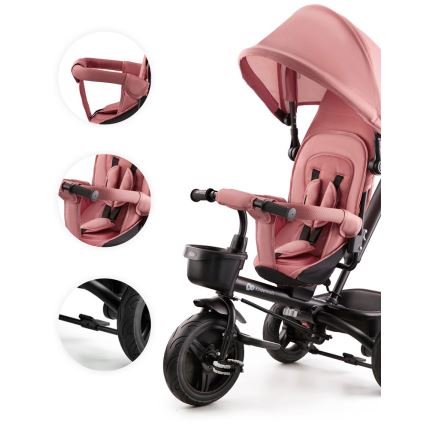 KINDERKRAFT - Gyermek tricikli AVEO rózsaszín