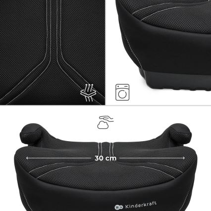 KINDERKRAFT - I-BOOST 2 PRO i-Size autós ülésmagasító 125–150 cm, fekete