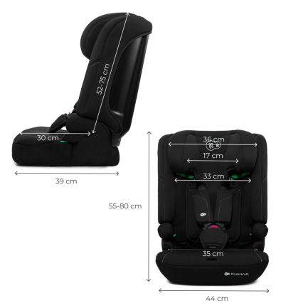 KINDERKRAFT - I-COMFY i-Size autós gyerekülés 76–150 cm fekete