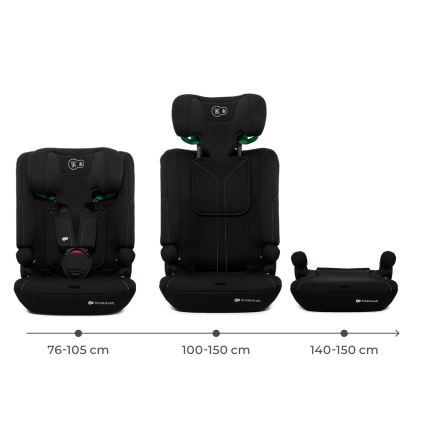 KINDERKRAFT - I-COMFY i-Size autós gyerekülés 76–150 cm fekete
