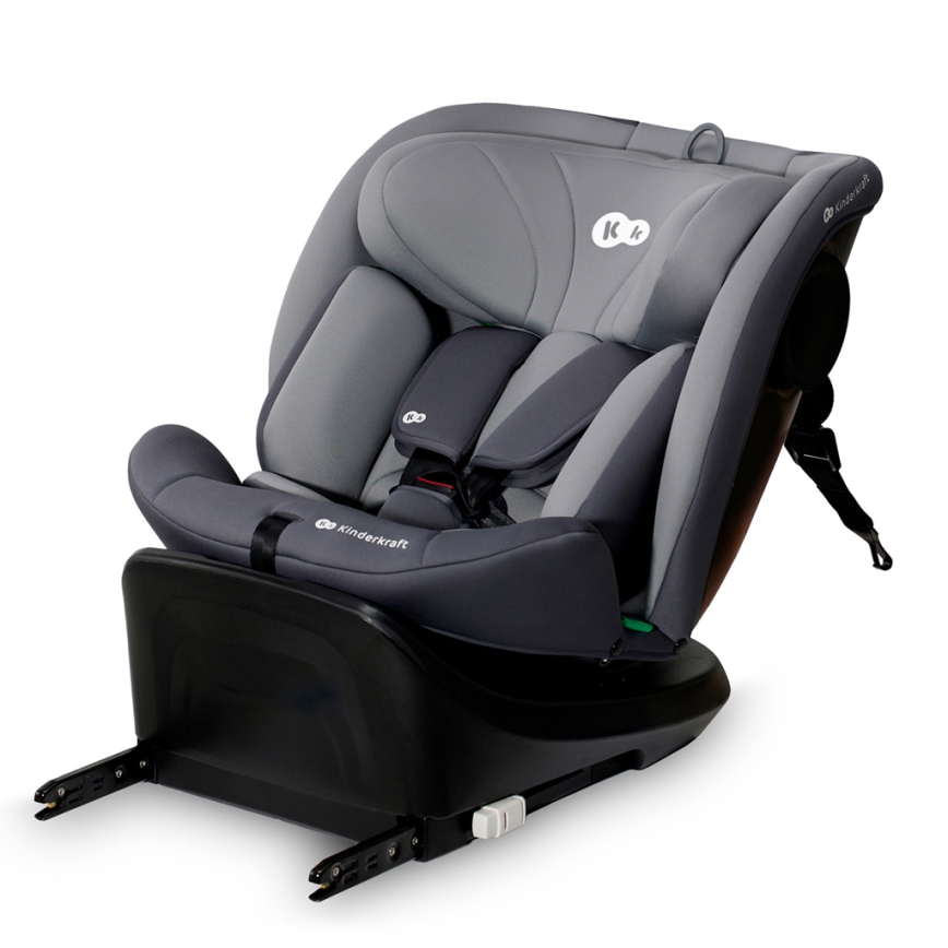 KINDERKRAFT - Autósülés I-GROW i-Size (40-150 cm) szürke