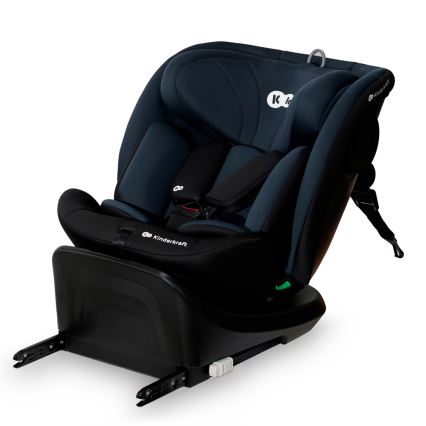 KINDERKRAFT - I-GROW i-Size forgatható alappal rendelkező autósülés (40-150 cm) fekete