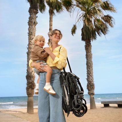 KINDERKRAFT - INDY 3 sportbabakocsi Coal Black