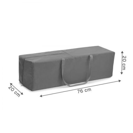 KINDERKRAFT - JOY utazóágy szürke-kék