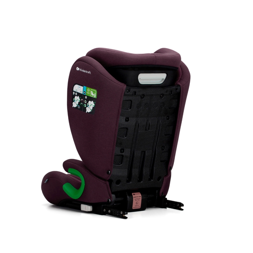 KINDERKRAFT - JUNIOR FIX 2 gyerekülés (100-150 cm) Cherry pearl