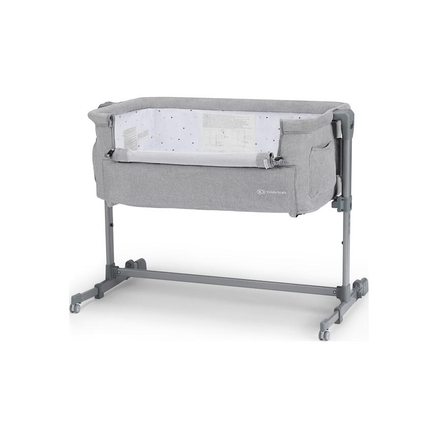 KINDERKRAFT - Kiságy NESTE világosszürke