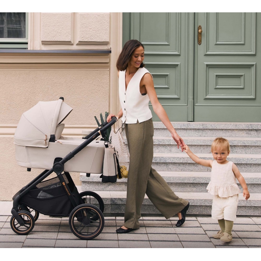 KINDERKRAFT - Kombinált babakocsi 2in1 NEA 2 bézs