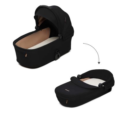 KINDERKRAFT - Kombinált babakocsi 2in1 NEA 2 Midnight fekete
