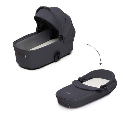 KINDERKRAFT - Kombinált babakocsi 2in1 NEA 2 Sötét szürke