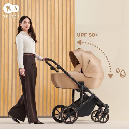 KINDERKRAFT - Kombinált babakocsi 2in1 PRIME 2 bézs