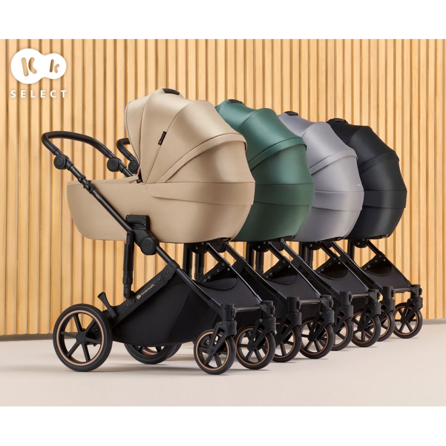 KINDERKRAFT - Kombinált babakocsi 2in1 PRIME 2 fekete