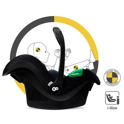 KINDERKRAFT - Kombinált babakocsi 3in1 MOOV 2 Moonlight szürke + autósülés MINK PRO