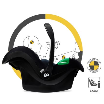 KINDERKRAFT - Kombinált babakocsi 3in1 MOOV 2 Sand bézs + autósülés MINK PRO