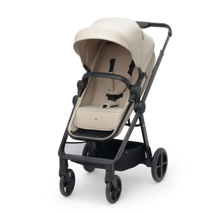 KINDERKRAFT - Kombinált babakocsi 3in1 NEWLY Sand bézs + autósülés MINK PRO