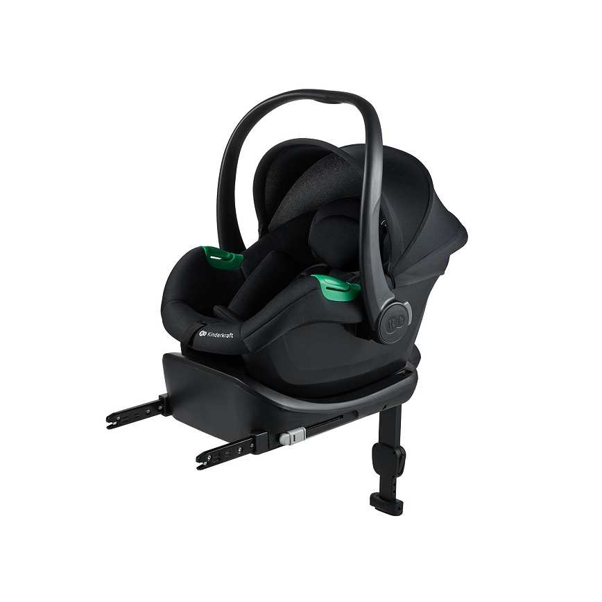 KINDERKRAFT - MINK PRO 2 autós gyerekülés 40-87 cm (0-13 kg) fekete