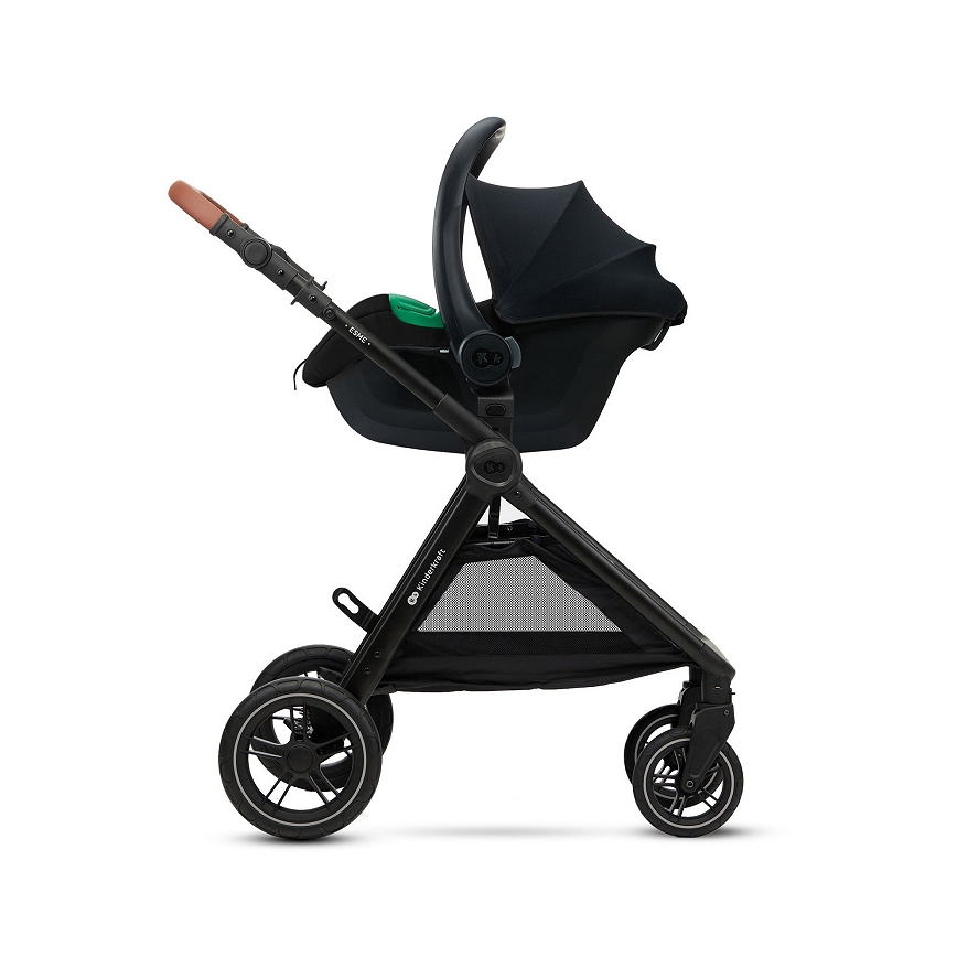 KINDERKRAFT - MINK PRO 2 autós gyerekülés 40-87 cm (0-13 kg) fekete