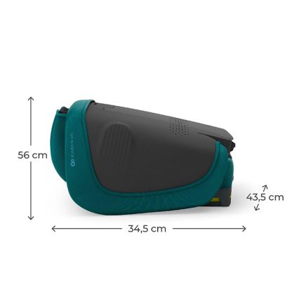 KINDERKRAFT - Összecsukható UNITY 2 i-Size autósülés 100-150 cm türkiz