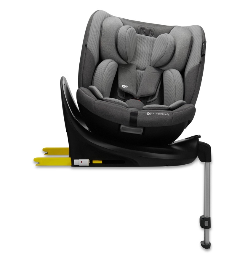 KINDERKRAFT SELECT - Autósülés I-FIX (40-150 cm) Cool szürke