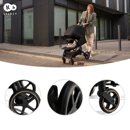 KINDERKRAFT SELECT - Babakocsi MITZY Ink fekete