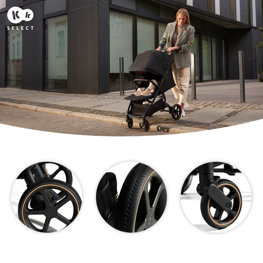 KINDERKRAFT SELECT - Babakocsi MITZY Ink fekete