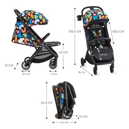 KINDERKRAFT SELECT - Babakocsi NUBI 2 Happy shapes