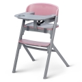 KINDERKRAFT SELECT - Gyermek étkezőszék 3 az 1-ben LIVY Premium Aster pink