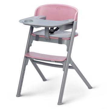 KINDERKRAFT SELECT - Gyermek étkezőszék 3 az 1-ben LIVY Premium Aster pink